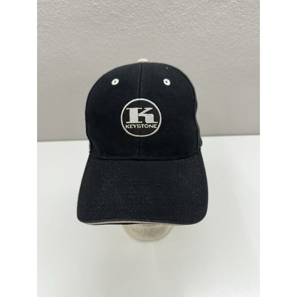 Otto Headwear Baseball Hat Keystone Black Logo Adjustable - Picture 1 of 8